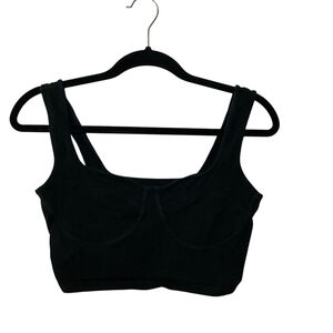 Wild Fable Black Crop Tank